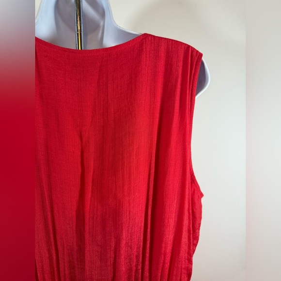 New Directions Women’s Red Maxi Dress Size XL NWT - Picture 7 of 16